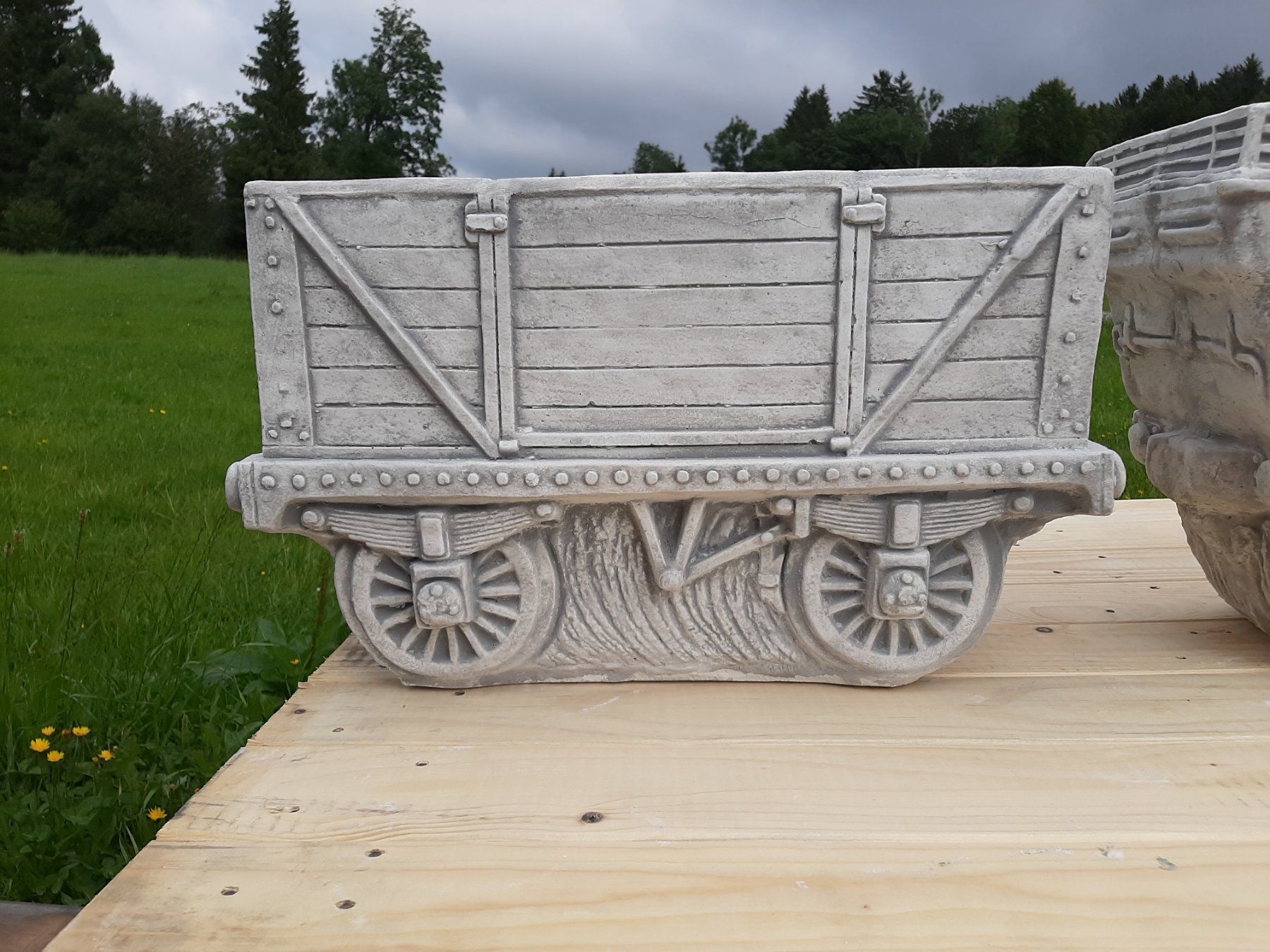 Skulpturen & Statuen: Lokomotive, Eisenbahn, Dampflokomotive – Gebraucht aus Ricken SG von Bobo66 3