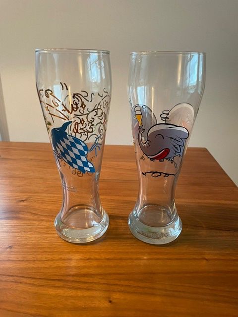 Ritzenhoff Bicchieri: 2 Biergläser Ritzenhoff Weizen – Usato da Oberwil BL venduto da sut_k99k