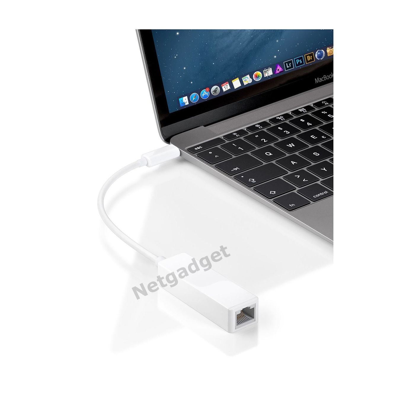 Unità & Adattatore: USB3.1 Typ-C zu RJ45 Ethernet LAN 100Mb – Nuovo e nell'imballaggio originale da Yverdon-les-Bains venduto da Netgadget 1