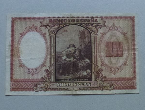 Banconote: Spanien ++ 1000 Pesetas 9. Enero 1940 – Usato da Walkringen venduto da Casablanca777 1