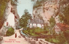 Solothurn-Einsiedelei St. Verena-Karte gelaufen 1918