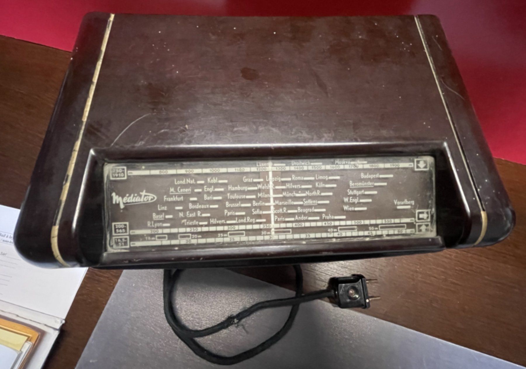 Radios: Radio Médiator / 1946–1949 – Gebraucht aus Martigny von Numis-World