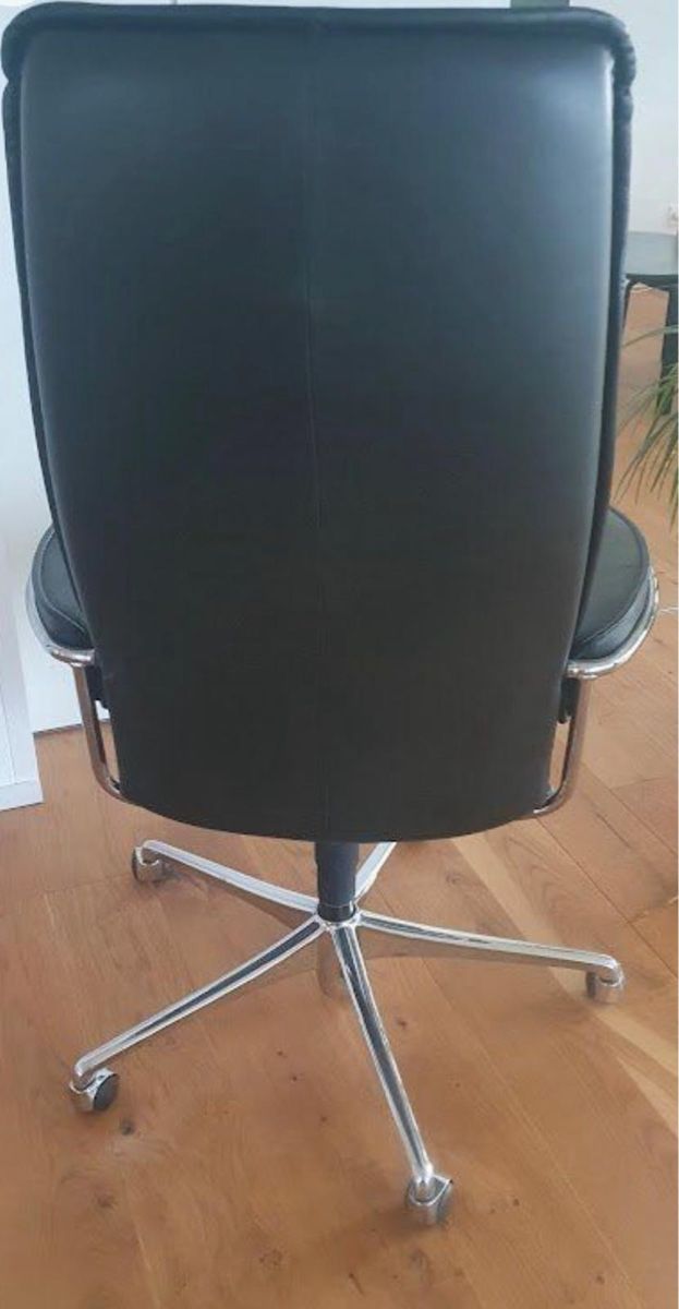 Stressless Poltrone: Stressless Bürostuhl Leder Schwarz – Usato da Heerbrugg venduto da Yumi1980 1