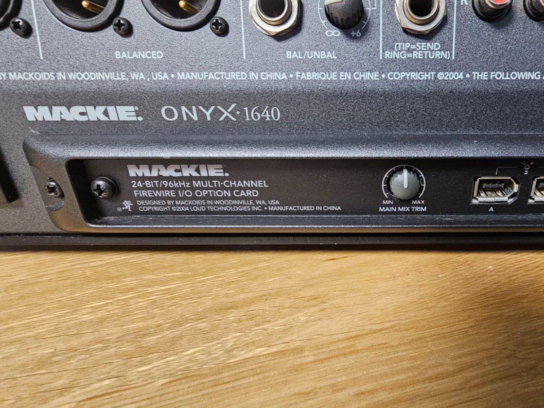 Mackie Console di mixaggio: Mackie Onyx 1640 Analog-Mischpult – Usato da Horgen venduto da Carabiniere1 7