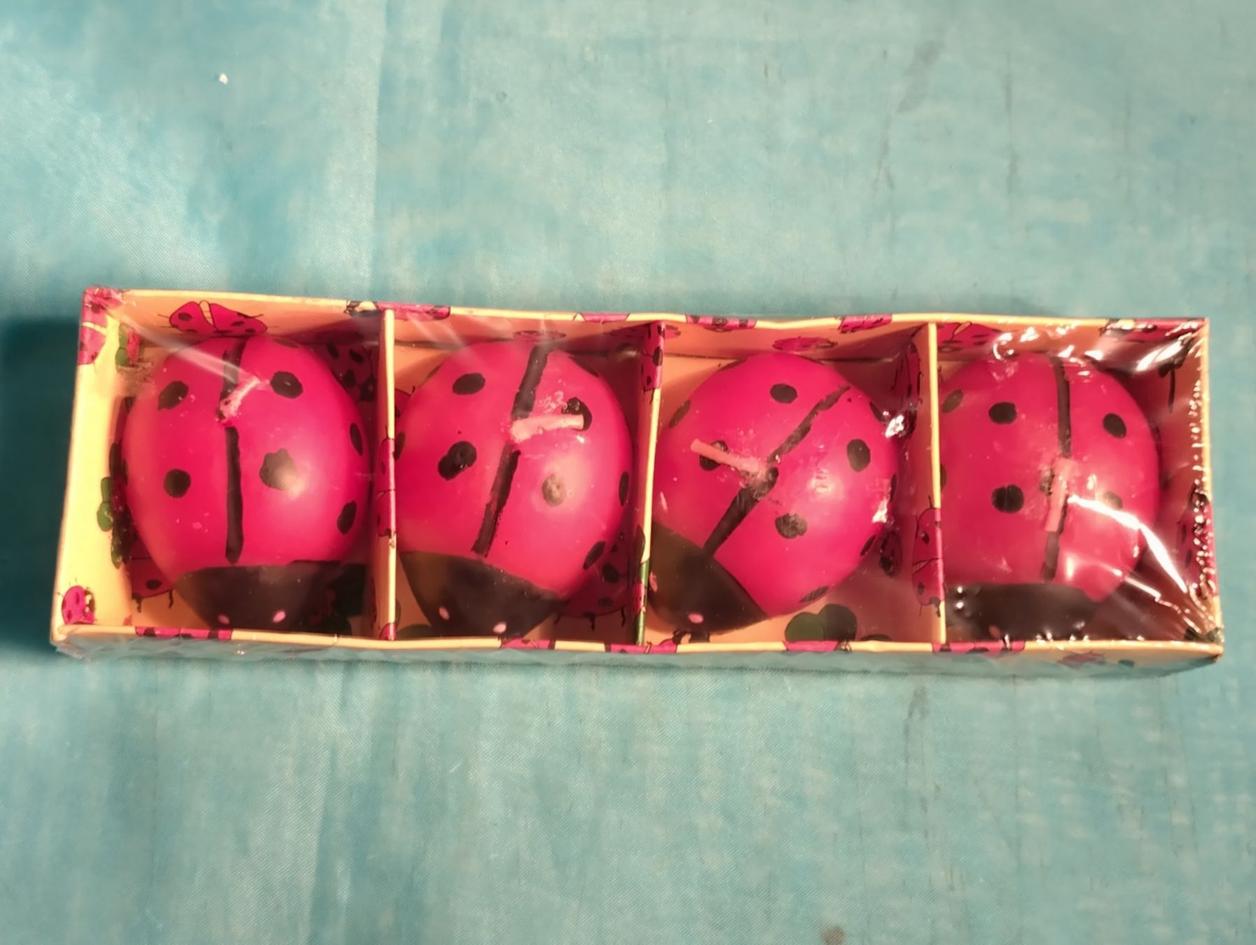 Bougies: 4 Kerzen, Marienkäfer – Neuf avec emballage d'origine à Bellach par JingleCherry