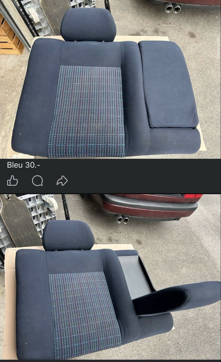 Volkswagen Tutti pezzi di ricambio auto: Sièges / banquettes VW vento / golf 3 – Usato da Muraz (Collombey) venduto da Wolfdog1978 2