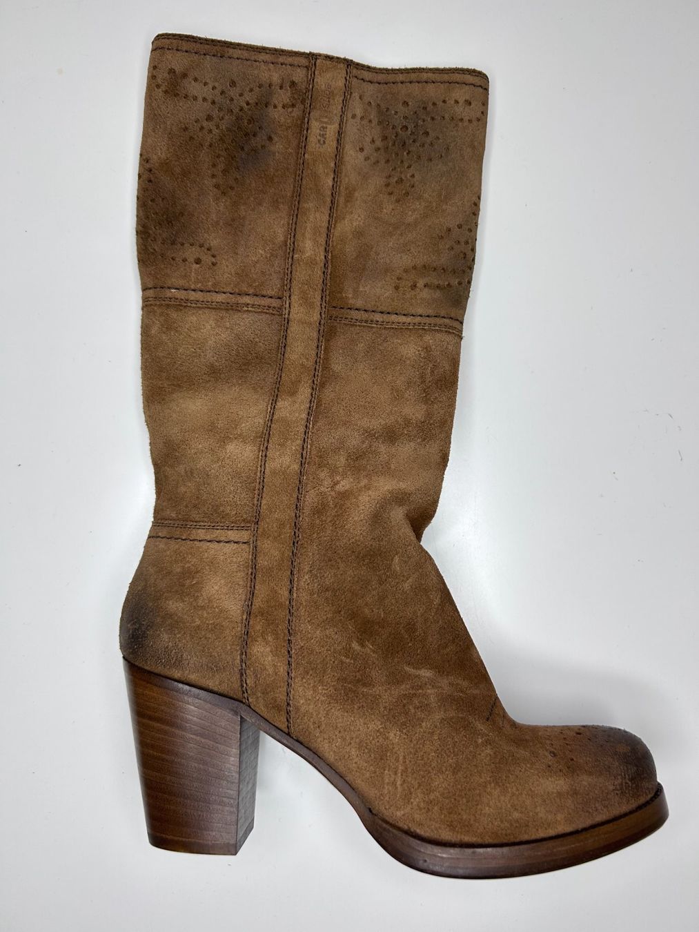 Navyboot Scarpe da donna: Car Shoe Stiefel aus Wildleder – Nuovo (secondo la descrizione) da St. Gallen venduto da look-twice 1