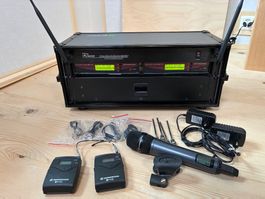 2x Funkstrecke Sennheiser EW100 G2 A-Band und B-Band