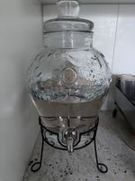 Grosser Glas Getränkespender 10l für Sommerfeste, OVP!