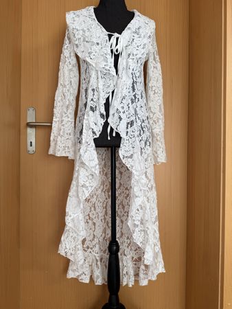 Boho Blusenmantel aus Spitze 