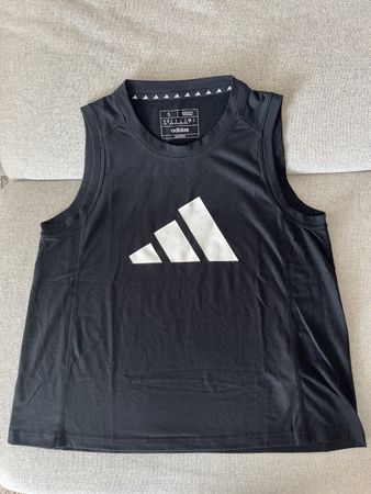 Schwarzes Adidas Sport Top, Grösse S