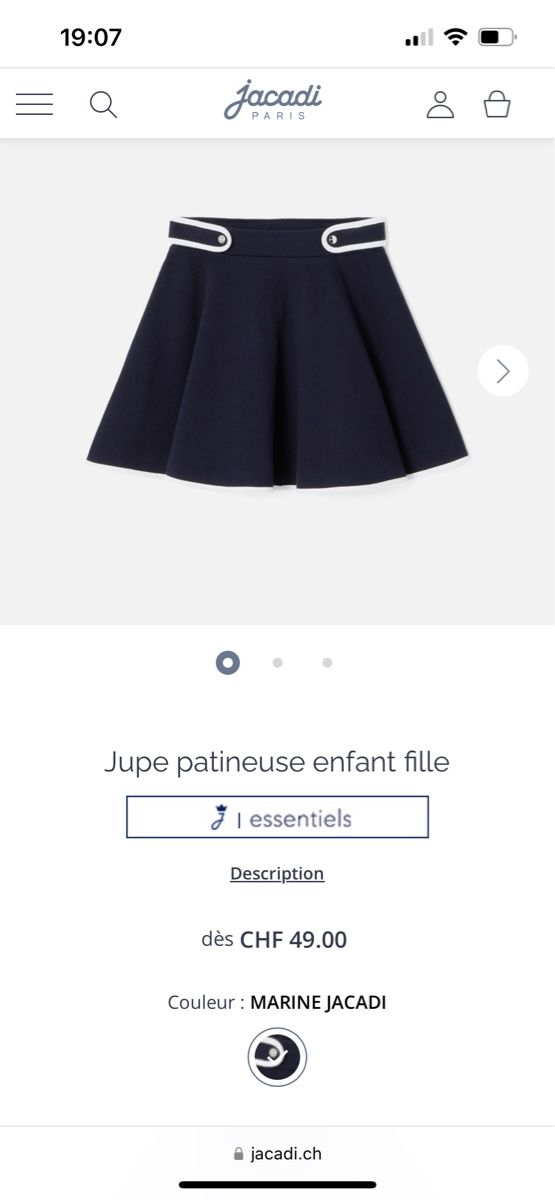 Jacadi Vestiti & Gonne: Jupe JACADI bleu marine 96 cm 3 ans – Usato da Zug venduto da ama_fgg6 4