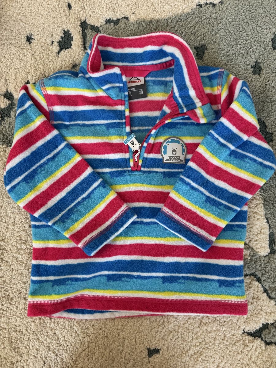Mckinley Giacche: McKinley Fleece Pullover Size 92 striped good condition – Usato da Umiken venduto da RachelStenders