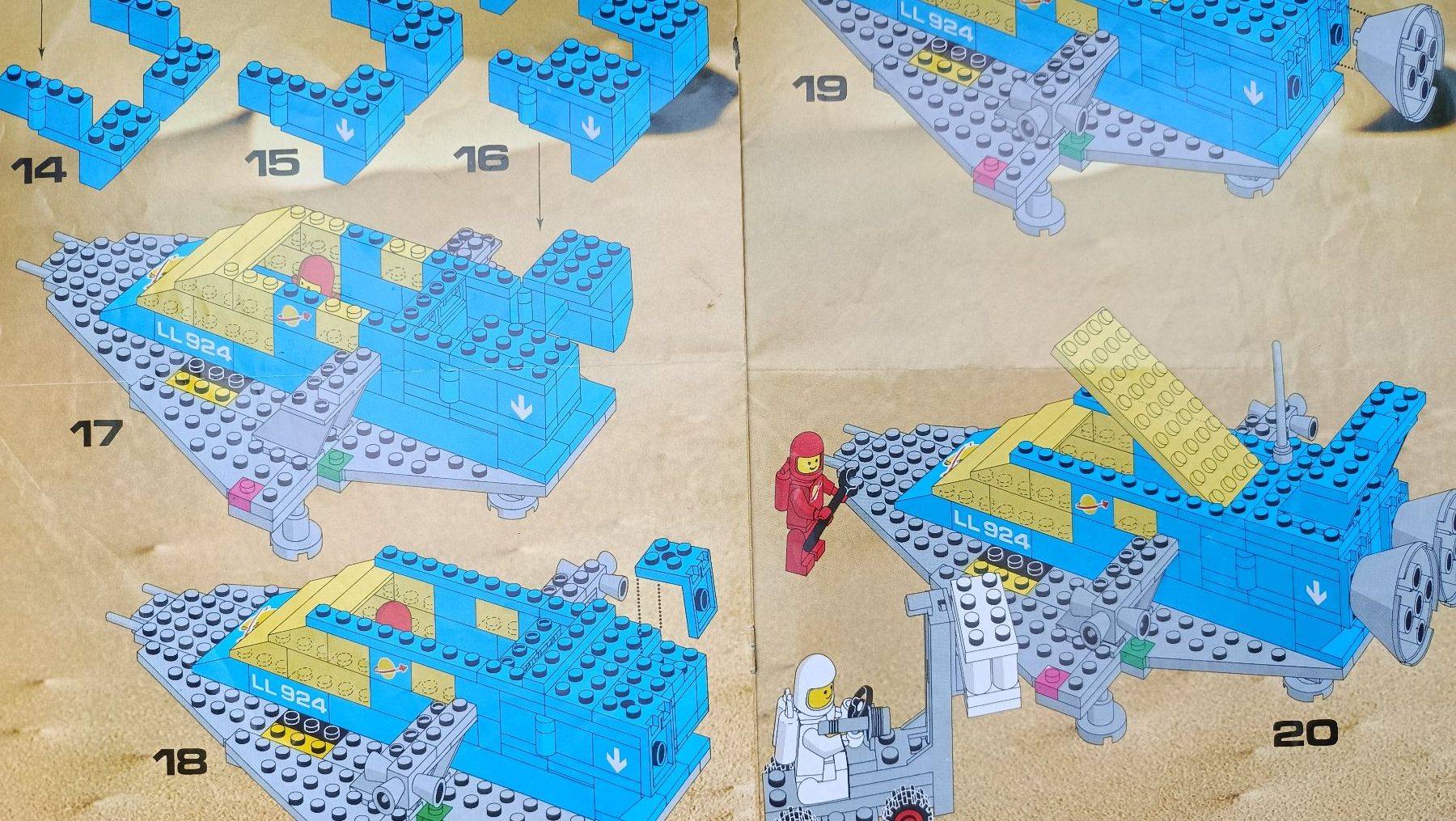 Lego Kit di costruzioni: LEGO Classic Space Anleitung / Instructions - 924 – Difettoso da Muhen venduto da Legoholic 3