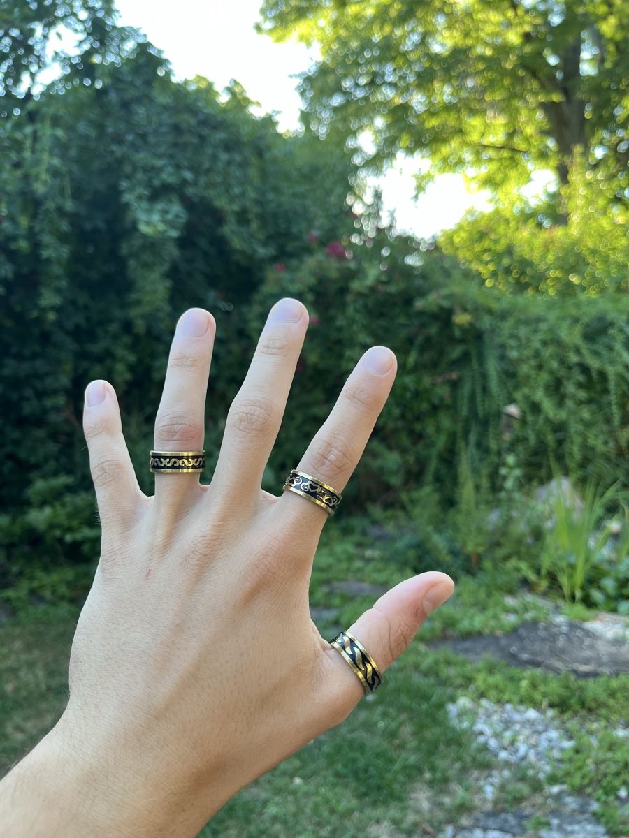 Ringe: Edelstahl Ring goldfarbig 20mm Modeschmuck – Neu (gemäss Beschreibung) aus Tägerwilen von Alexander716 6