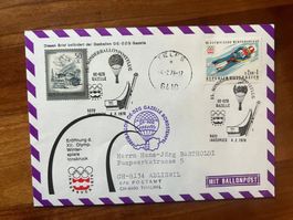 Ballonpost Österreich Olympia 1976  Luxus  (V34)