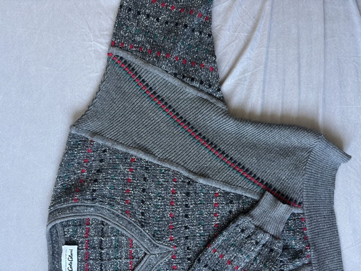 Carlo Colucci Maglioni & Felpe: Carlo Colucci Strickpullover Grau Vintage Top Zustand! – Nuovo (secondo la descrizione) da Bern venduto da asj_mh2m 3