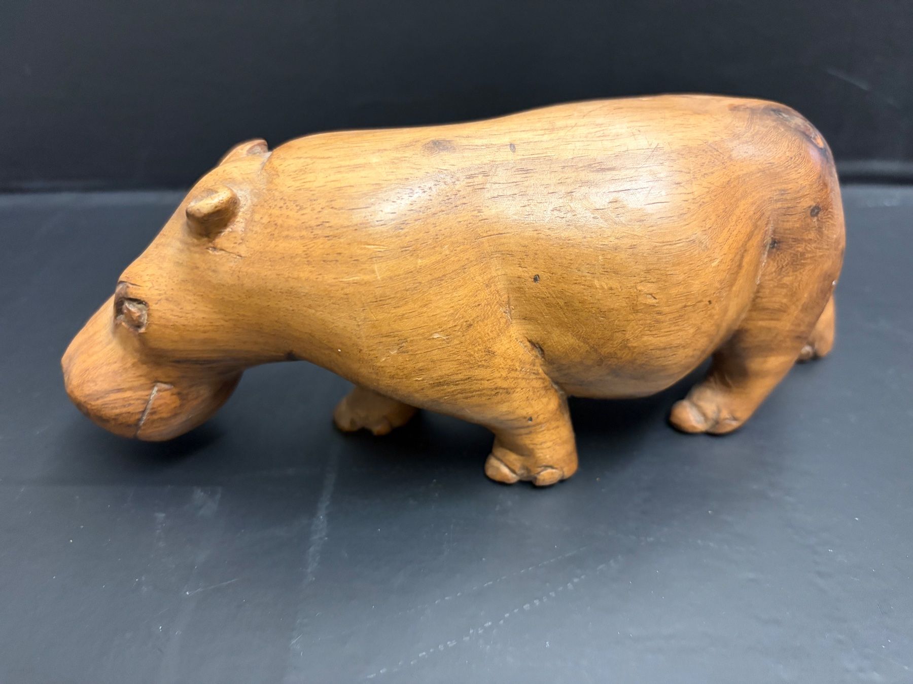 Figuren: Flusspferd aus Holz – Gebraucht aus Muri b. Bern von Ricardodecor 1