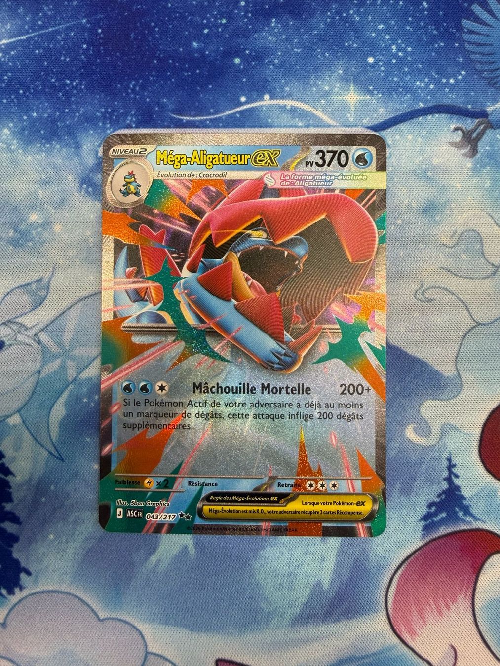 Pokémon Carte collezionabili: Méga-Aligatueur EX - ASC 043 FR – Nuovo (secondo la descrizione) da Courgenay venduto da ScamBoxOff