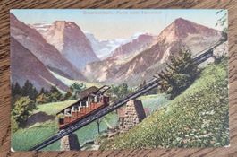 Braunwaldbahn 1911 nach Illnau zu Fam. Rüegg-Binder