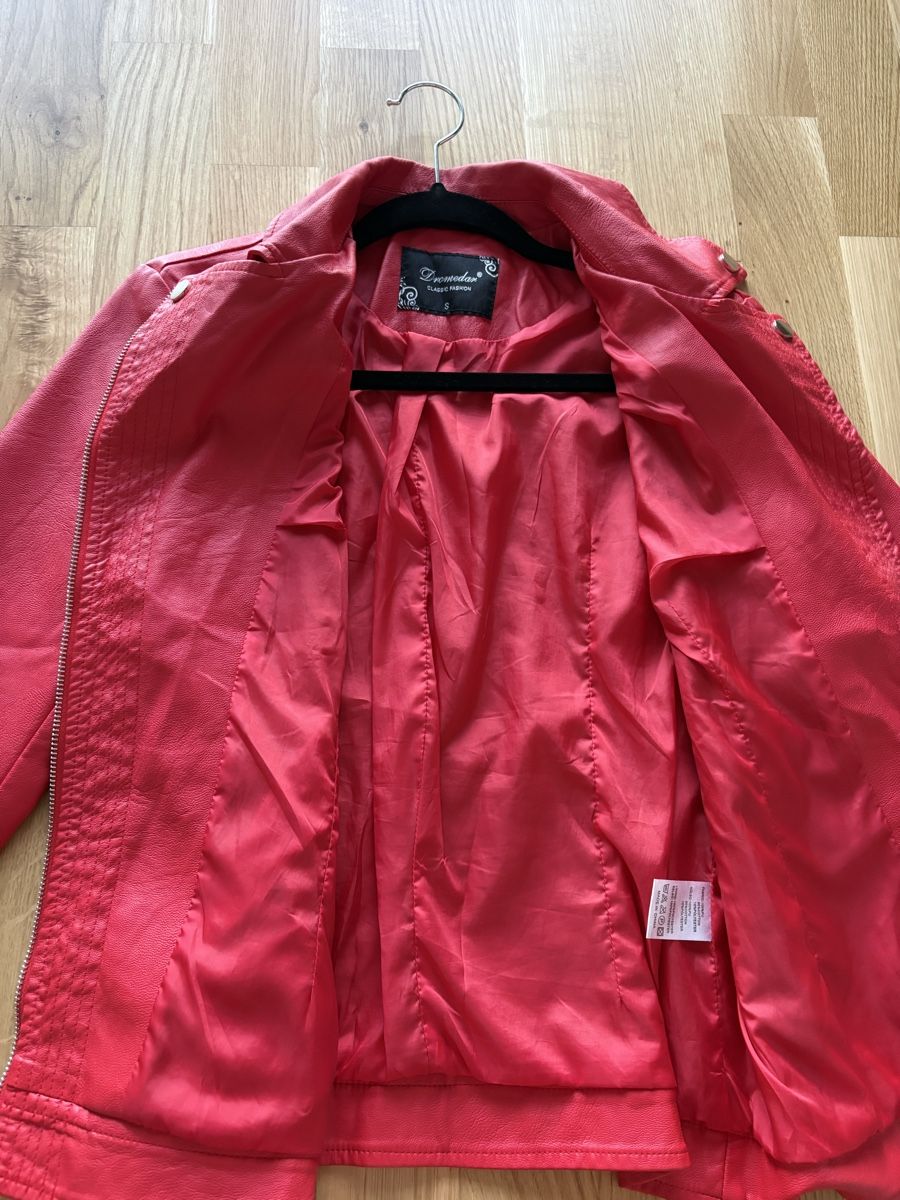 Giacche:  Kunstleder Jacke Rot – Nuovo (secondo la descrizione) da Märwil venduto da justelei 2