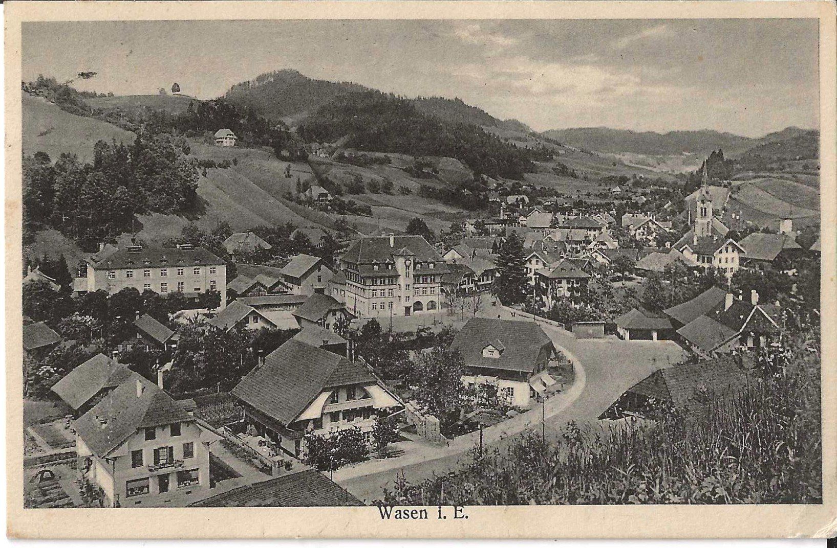 Ansichtskarten: Karte Wasen im Emmental – Gebraucht aus Zürich von Philacat11