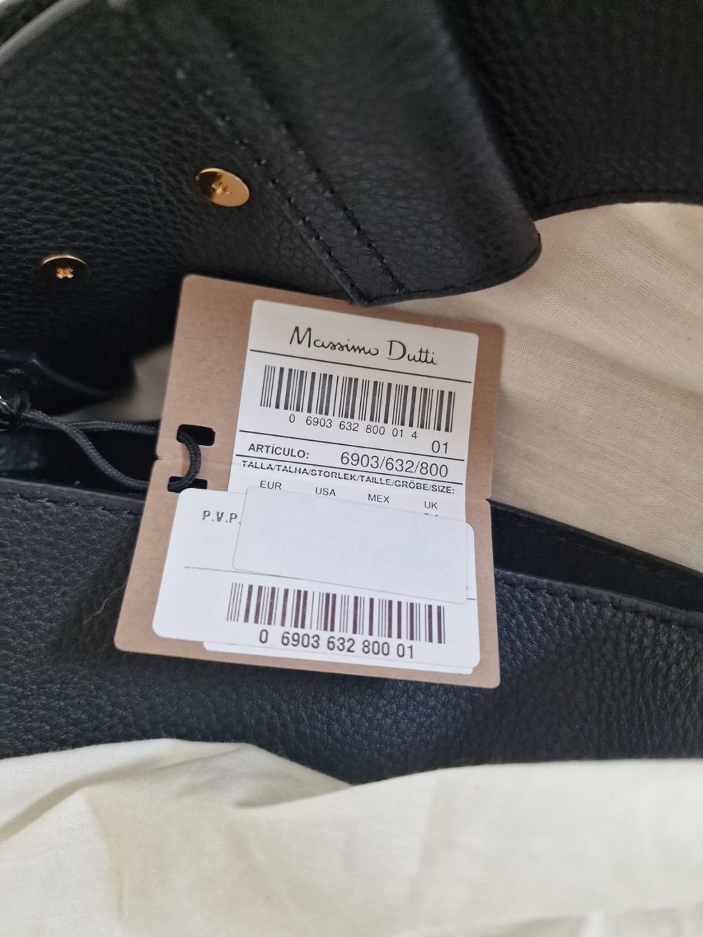 Massimo Dutti Borse da donna: Massimo Dutti Ledertasche, neu, Schwarz – Nuovo e nell'imballaggio originale da Seftigen venduto da G00 3