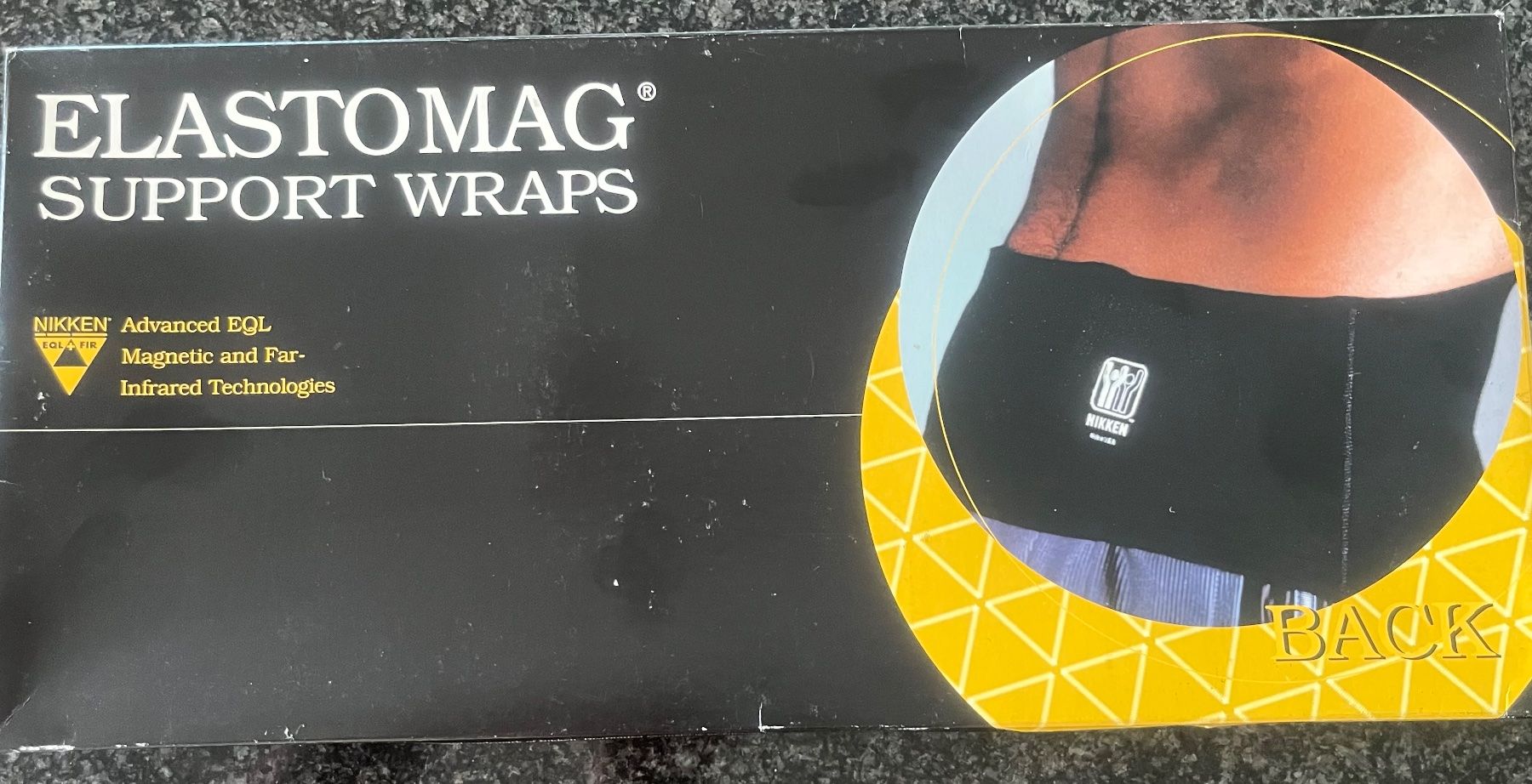 Nikken Attrezzature mediche: Nikken Elastomag Magnet Rücken Bandage – Nuovo e nell'imballaggio originale da Küssnacht am Rigi venduto da helvetiado