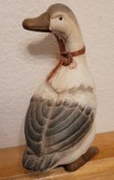 Dekorative Keramik Gans, Landhausstil, Vintage Look Figur
