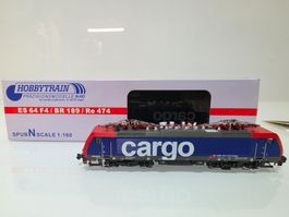 Hobbytrain Re 474 SBB Cargo Spur N ESU Digital