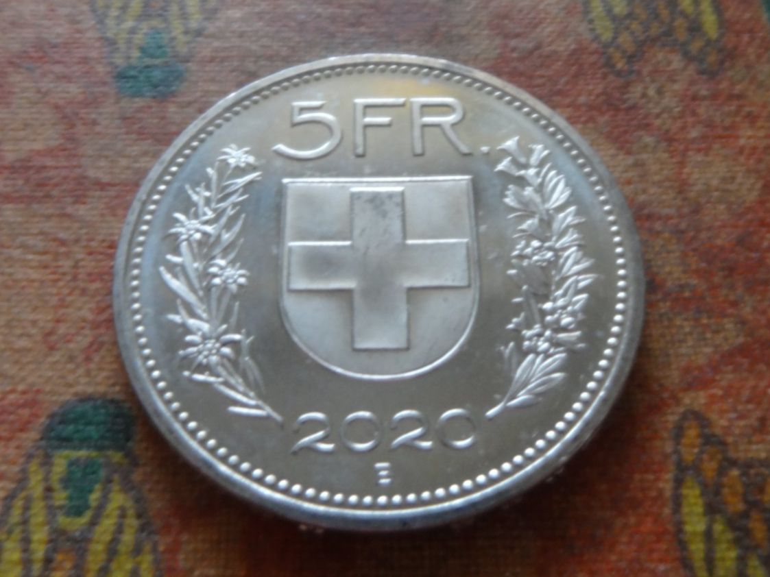 Tutti le monete: 5 Fr. 2020 – Usato da Romanel-sur-Lausanne venduto da Swift13