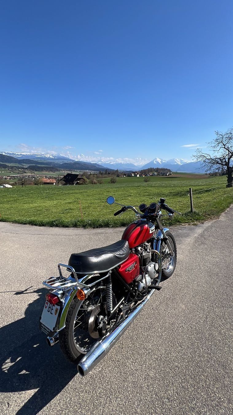 Triumph Strasse: Triumph Bonneville T140E 1979 – Gebraucht aus Laupen BE von Rd250 4