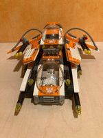 LEGO Vaisseau spatial orange et blanc avec Rover - Complet