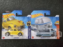2 Hot Wheels VW Bulli & Käfer Bumblebee selten!