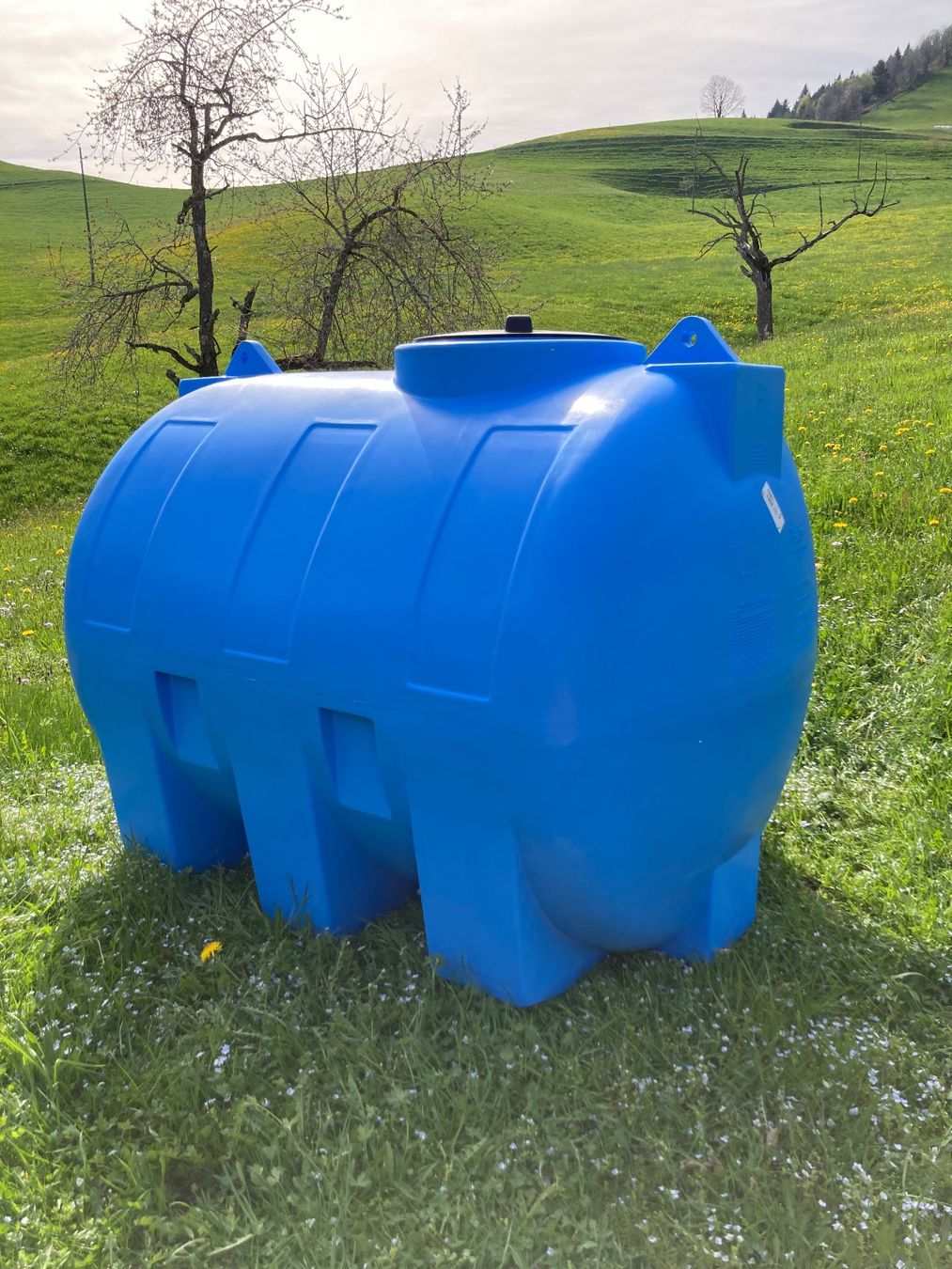 Abbeveratoi e trogoli: Wassertank 2000L aus Kunststoff mit UV Schutz – Nuovo e nell'imballaggio originale da Schüpfheim venduto da mech-shop 1