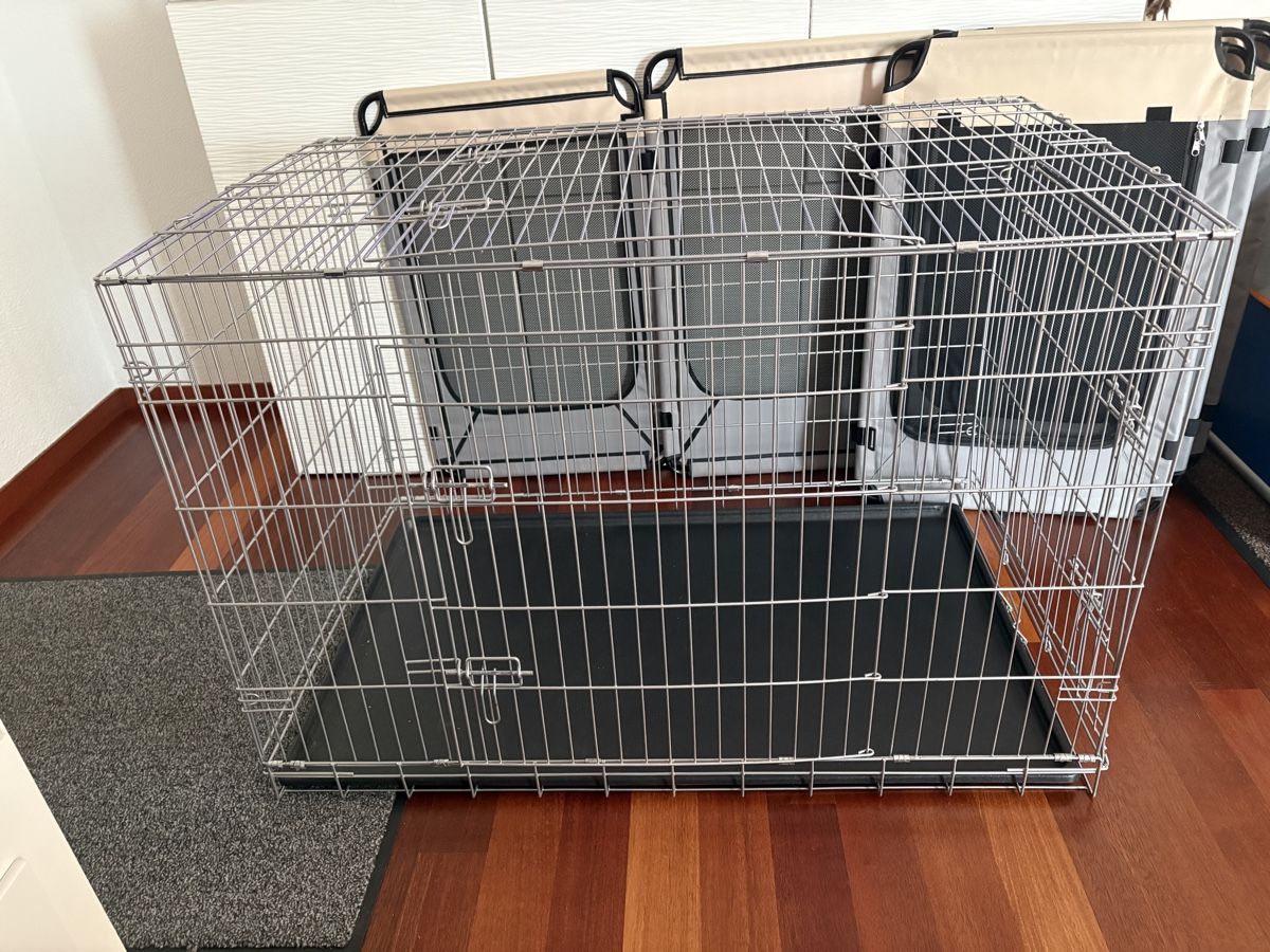 Gabbie, trasporto & Sicurezza: Hundekäfig gross (Metall) – Usato da Niederglatt ZH venduto da Rubina2