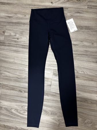Damen Leggings dunkelblau Lululemon Neu Gr 6