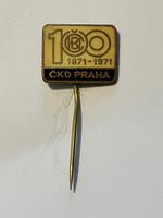 1 Anstecknadel CKD Praha 100 Jahre