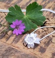 Kette mit Silberstorchenschnabel