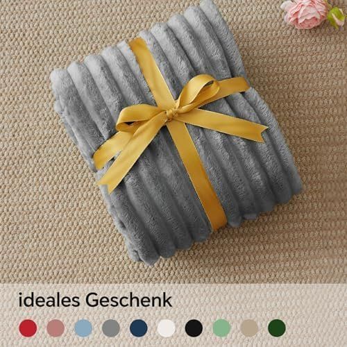 Coperte: Kuscheldecke Flauschig Decke Klein weiche Flanell Decken – Nuovo e nell'imballaggio originale da Hundwil venduto da Pakethase 6