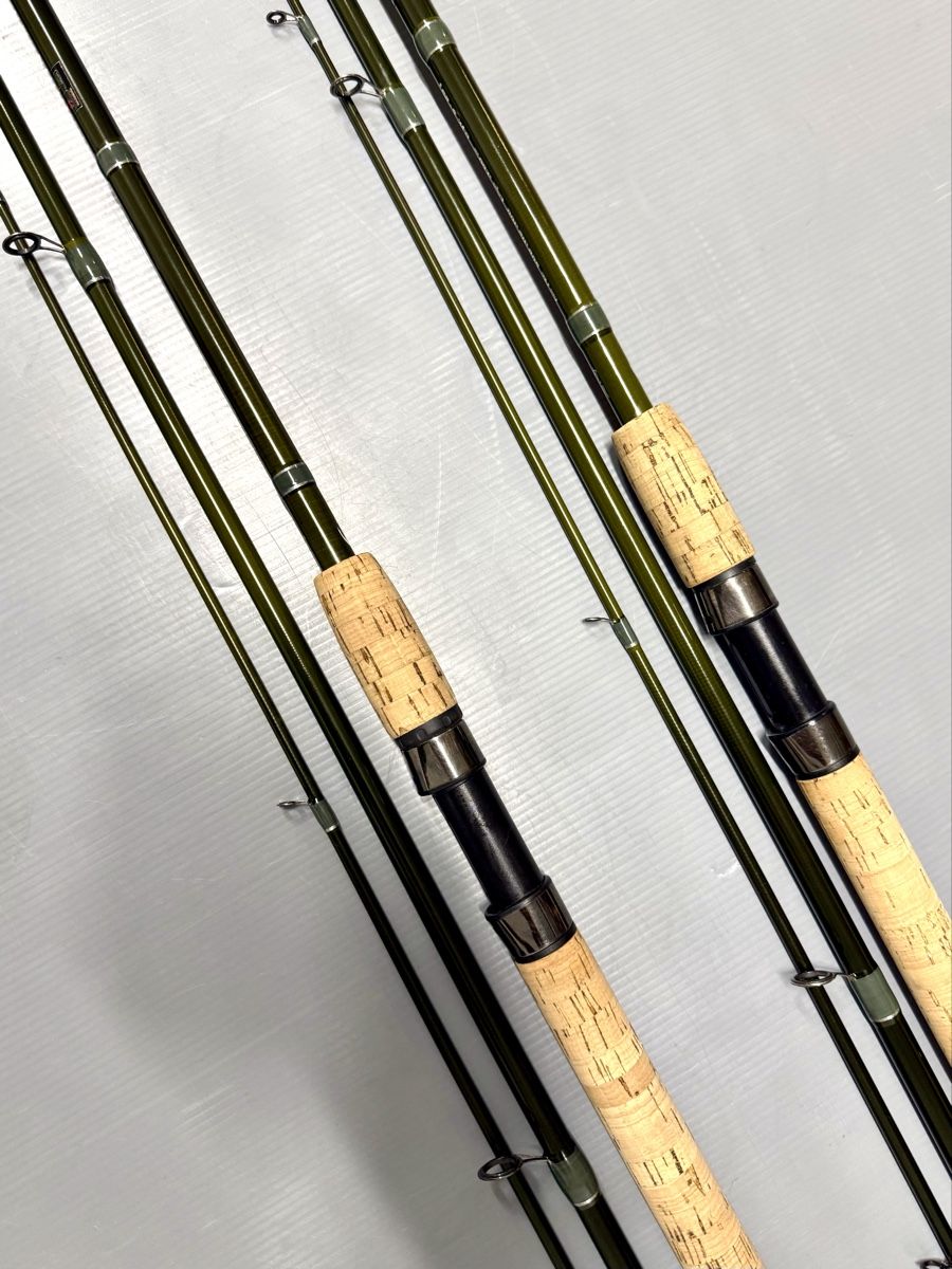 Stucki Thun Canne da pesca: 2x Stucki Thun 3.60m Forellenruten  – Usato da Trimbach venduto da duri.. 2