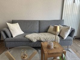 Sofa (grau, 197cm breit, Marke: Horst Spiez)