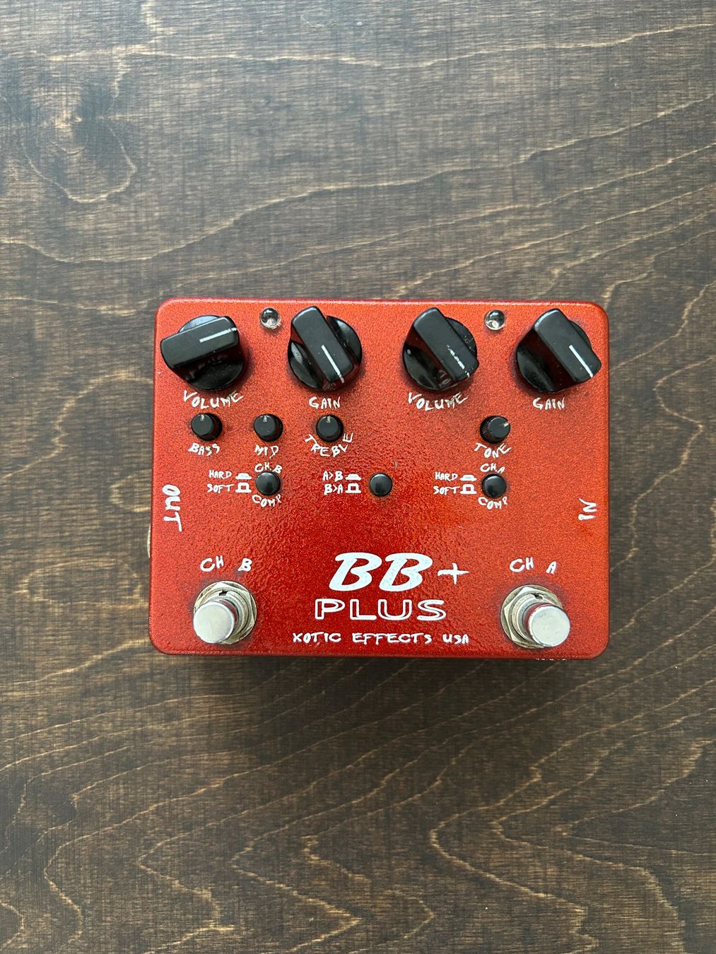Strumenti musicali: Pédale d'effet XOTIC EFFECTS BB+ PLUS rouge – Usato da Genève venduto da frades5150