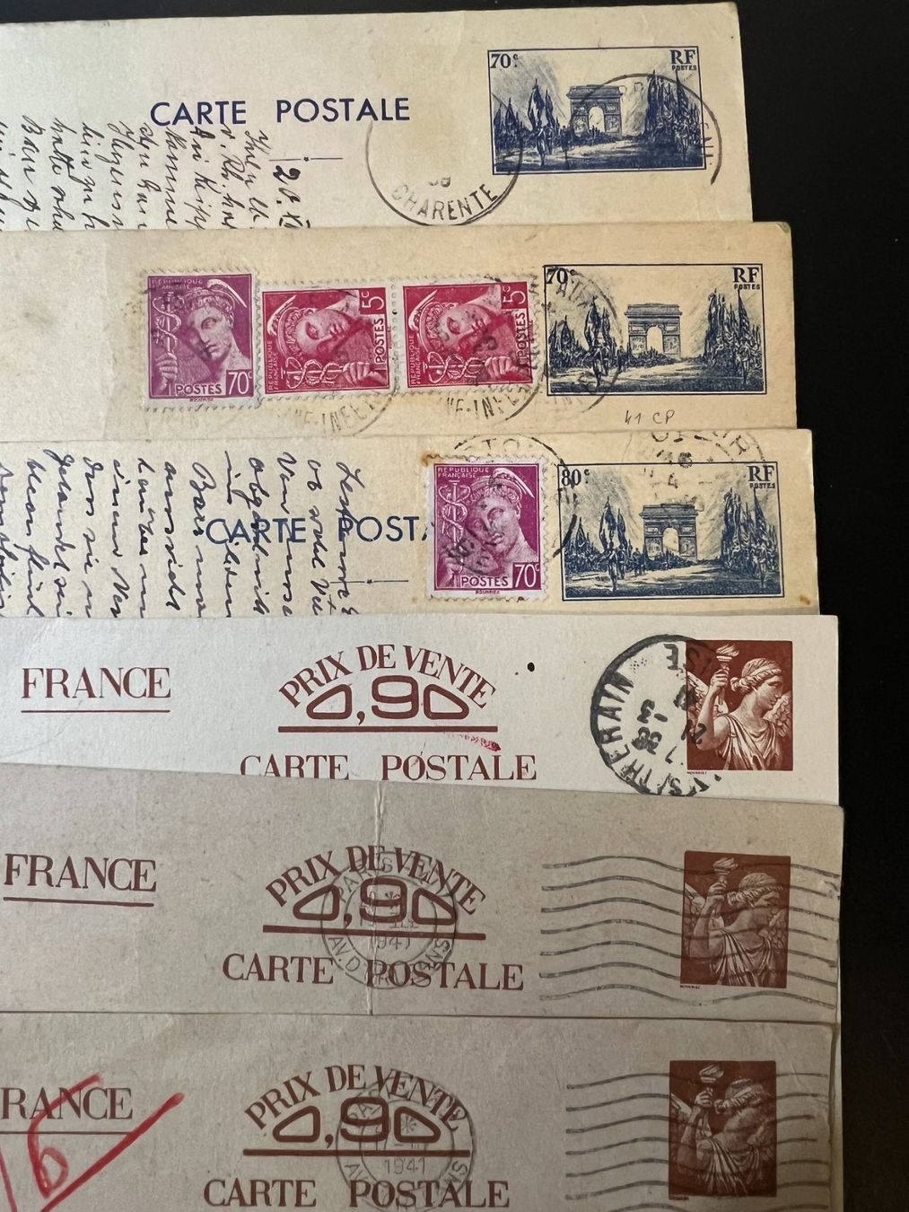 Tous les timbres: () Lot 30 entiers postaux – D'occasion à Lausanne par ffhoud 9