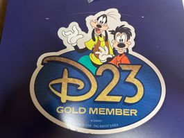 Disney D23 Gold Member Magnet - Goofy und Max!