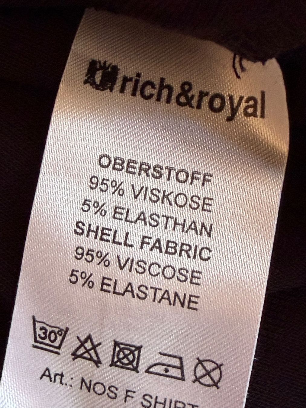 Rich & Royal Camicette: RICH & ROYAL Bluse Größe M 38/40DE Neu – Nuovo (secondo la descrizione) da Interlaken venduto da Bona55 6