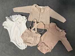 Baby Set Mädchen 4 Teile Gr. 1-3m (56-62cm)