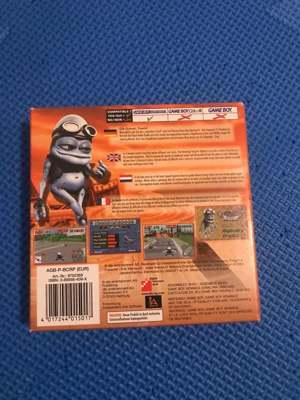 Nintendo Giochi: Crazy Frog Racer Game Boy Advance mit OVP – Usato da Gossau SG venduto da schlitzerdemon 2