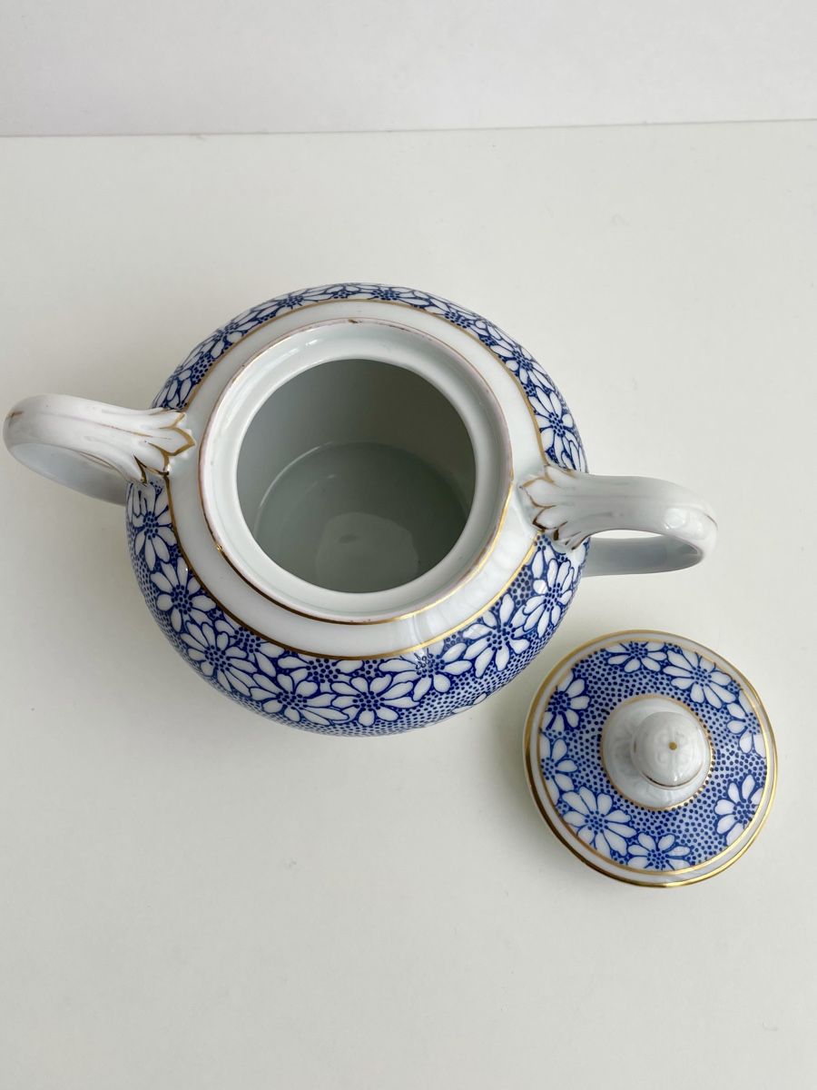 Rosenthal Set di piatti: Set pichet et sucrier Rosenthal, décor bleu fleuri – Usato da Genève venduto da mar_nd6c 3