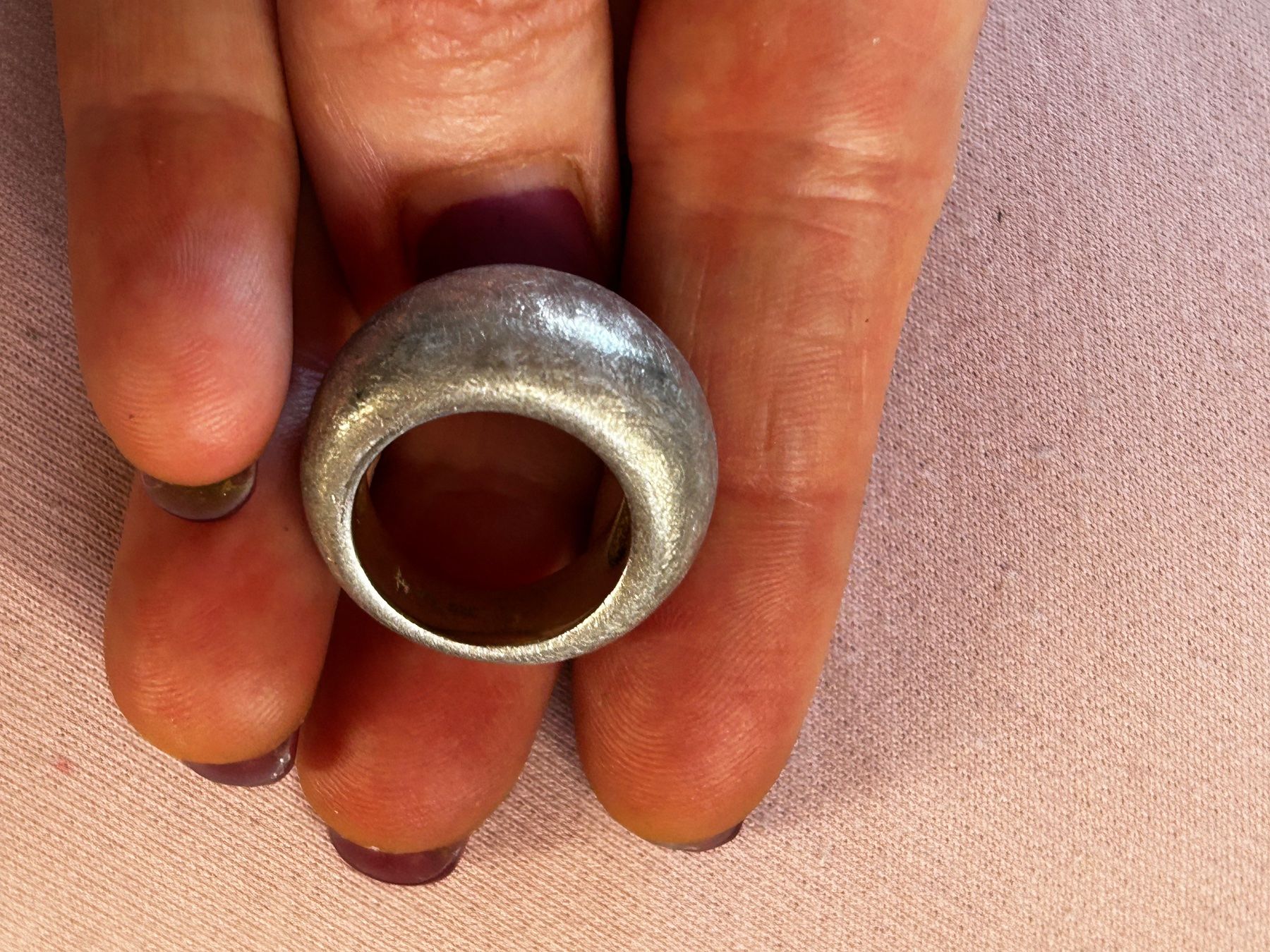 Anelli: Silberring uni mattes Muster (53) – Usato da Dittingen venduto da Bellevista 6